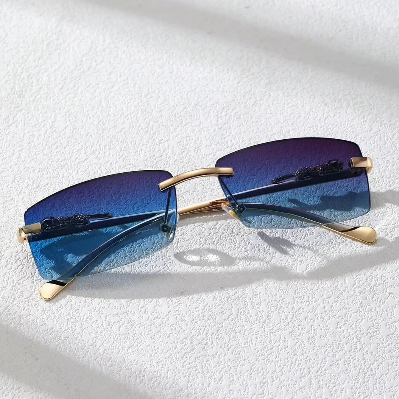 Chic Rimless Square Glasses