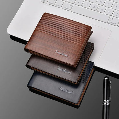 Men's PU Leather Slim Wallet